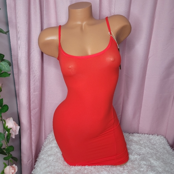 SKIMS Fits Everybody Slip Dress RUBY - Picture 3 of 6